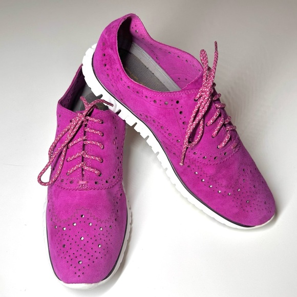Cole Haan Women’s Zerogrand Wild Aster Pink Lace Up Comfort Shoes Size- 7.5 B - Picture 6 of 11